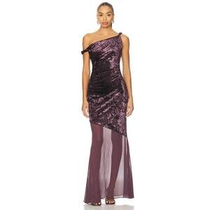 NEW LINE AND DOT taron dress in purplish-red
